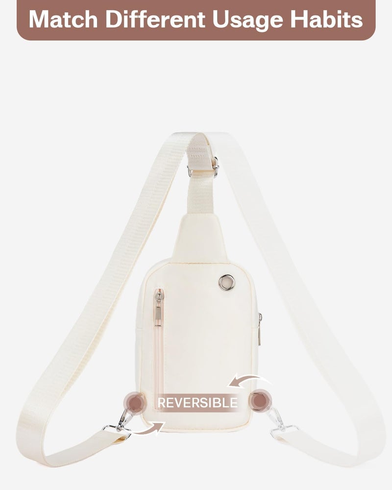 CHOLISS Small Sling Bag for Women and Men, Crossbody Bags Trendy Fanny Packs Chest Bag with Extended Strap - Image 3